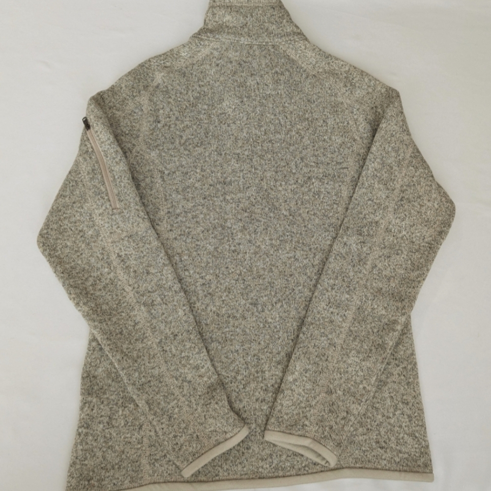 Patagonia 1/4 Sleeve Oatmeal Sweater Sz S - Picture 5 of 10
